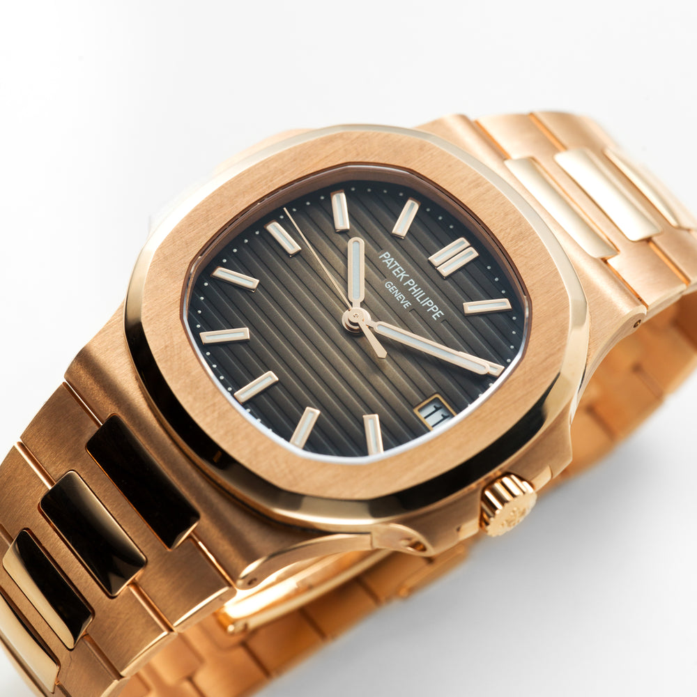 PATEK NAUTILUS 5711 ROSE GOLD WHITE DIAL
