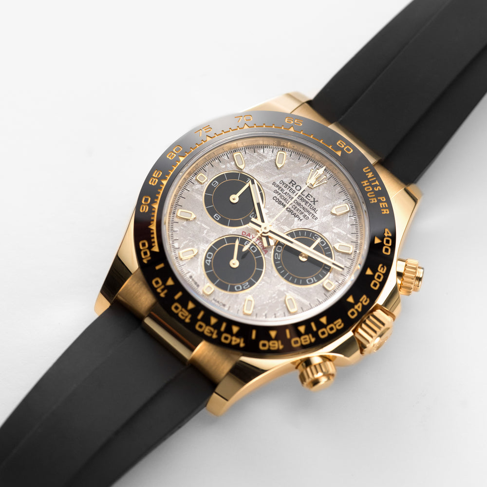 Pre-owned Rolex Daytona, Meteorite, 116518ln & Onaro