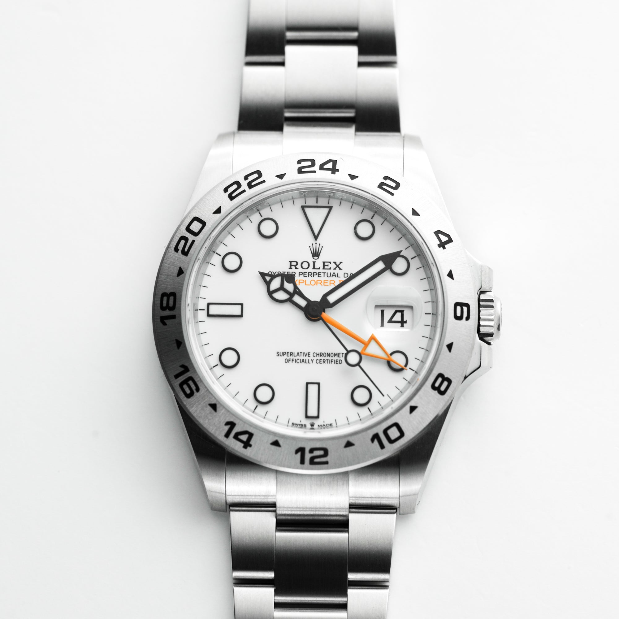 Stainless steel rolex on sale explorer