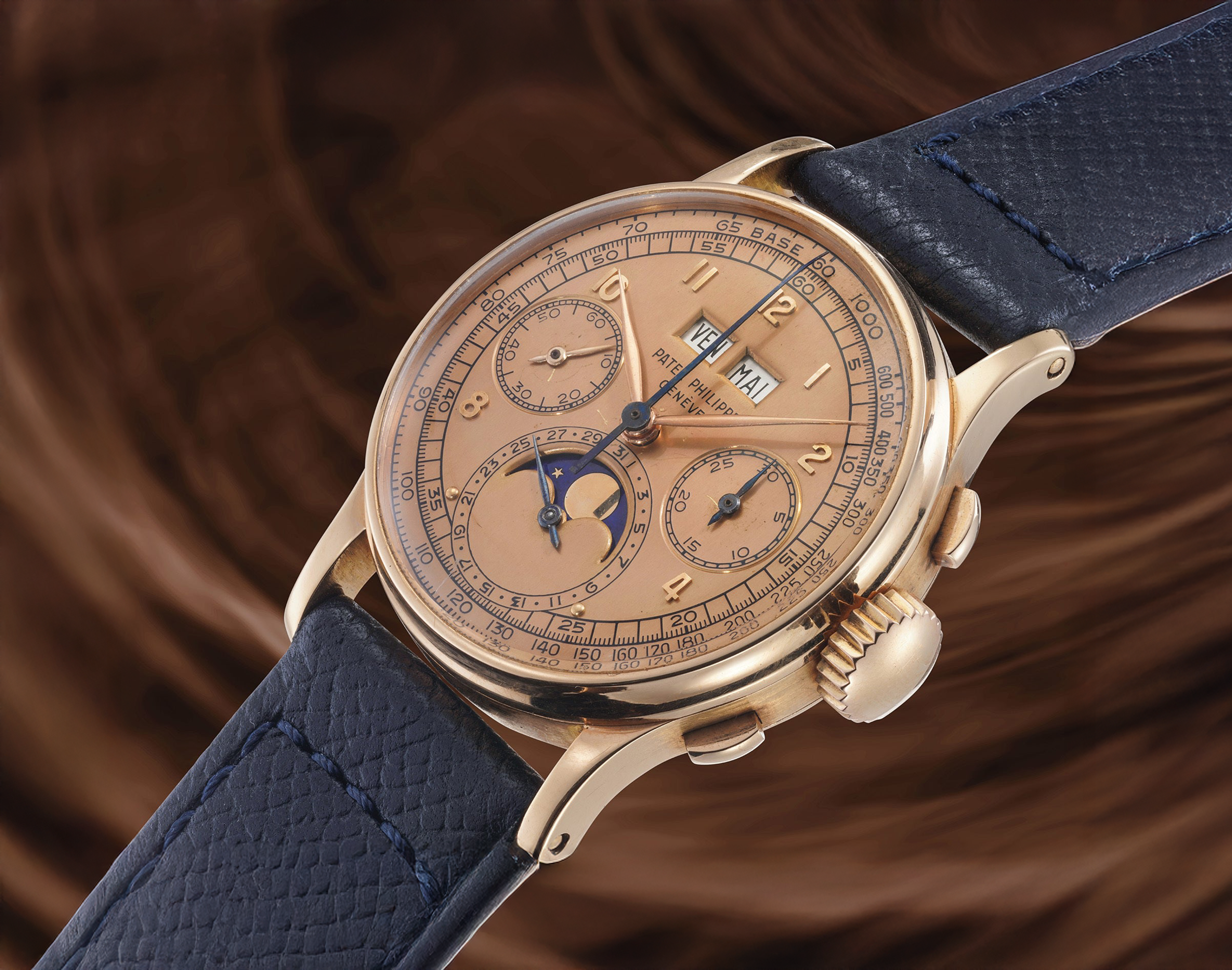 Patek Philippe 1518 pink gold salmon dial