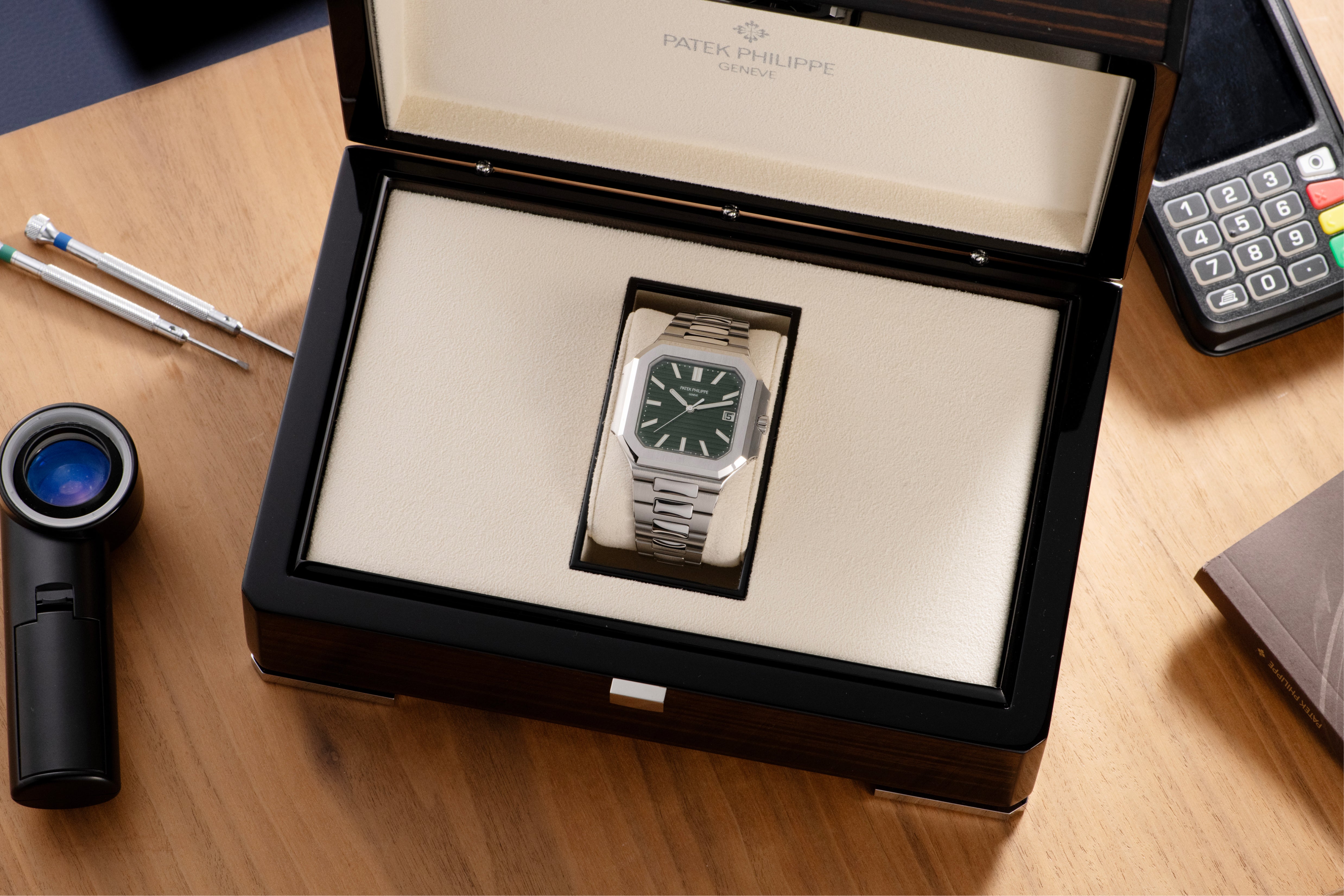 Patek Philippe Cubitus 5821/1A-001 stainless steel blue dial